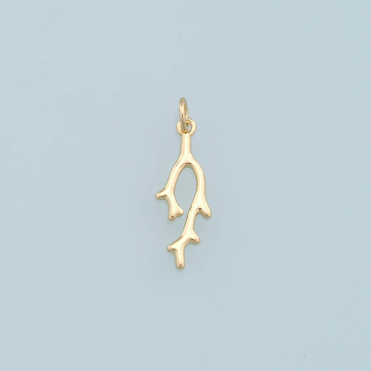 18K Gold Filled Hand Charm Pendant for Jewelry Making
