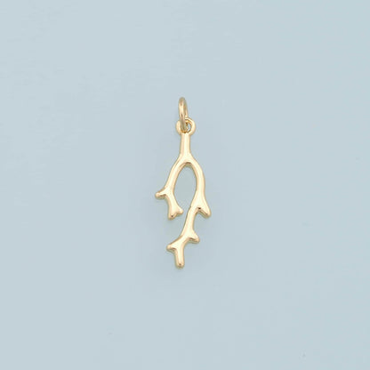 18K Gold Filled Hand Charm Pendant for Jewelry Making