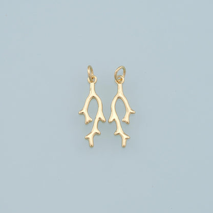 18K Gold Filled Hand Charm Pendant for Jewelry Making