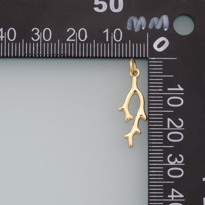 18K Gold Filled Hand Charm Pendant for Jewelry Making