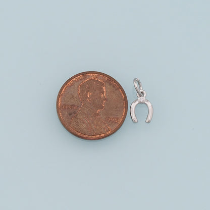 Gold Tiny Horseshoe Charms,18K Gold Filled Horseshoe Pendant,Horseshoe Charm Bracelet Necklace for DIY Jewelry Making Supply