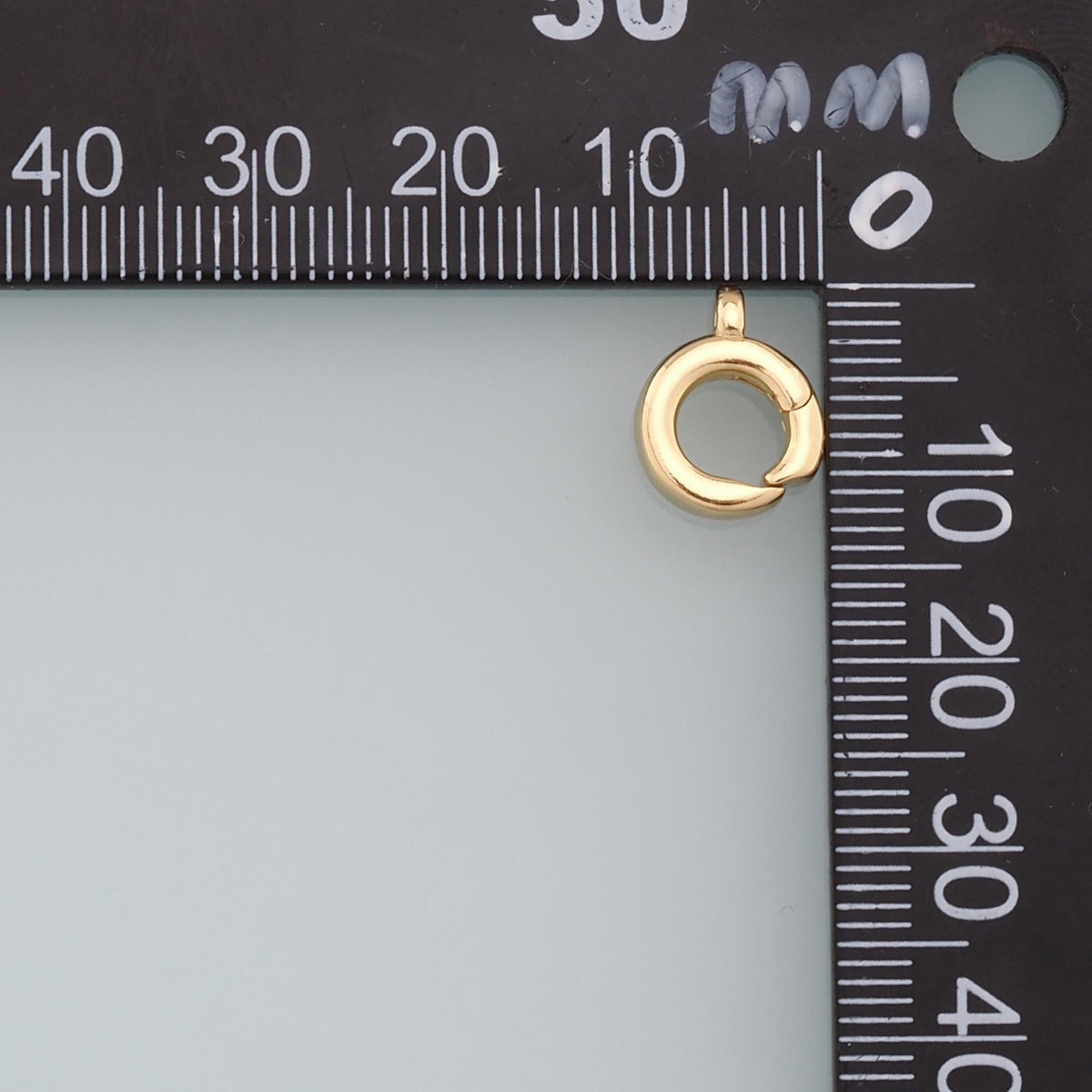 18K Gold Filled Round Clasp for Jewelry Making