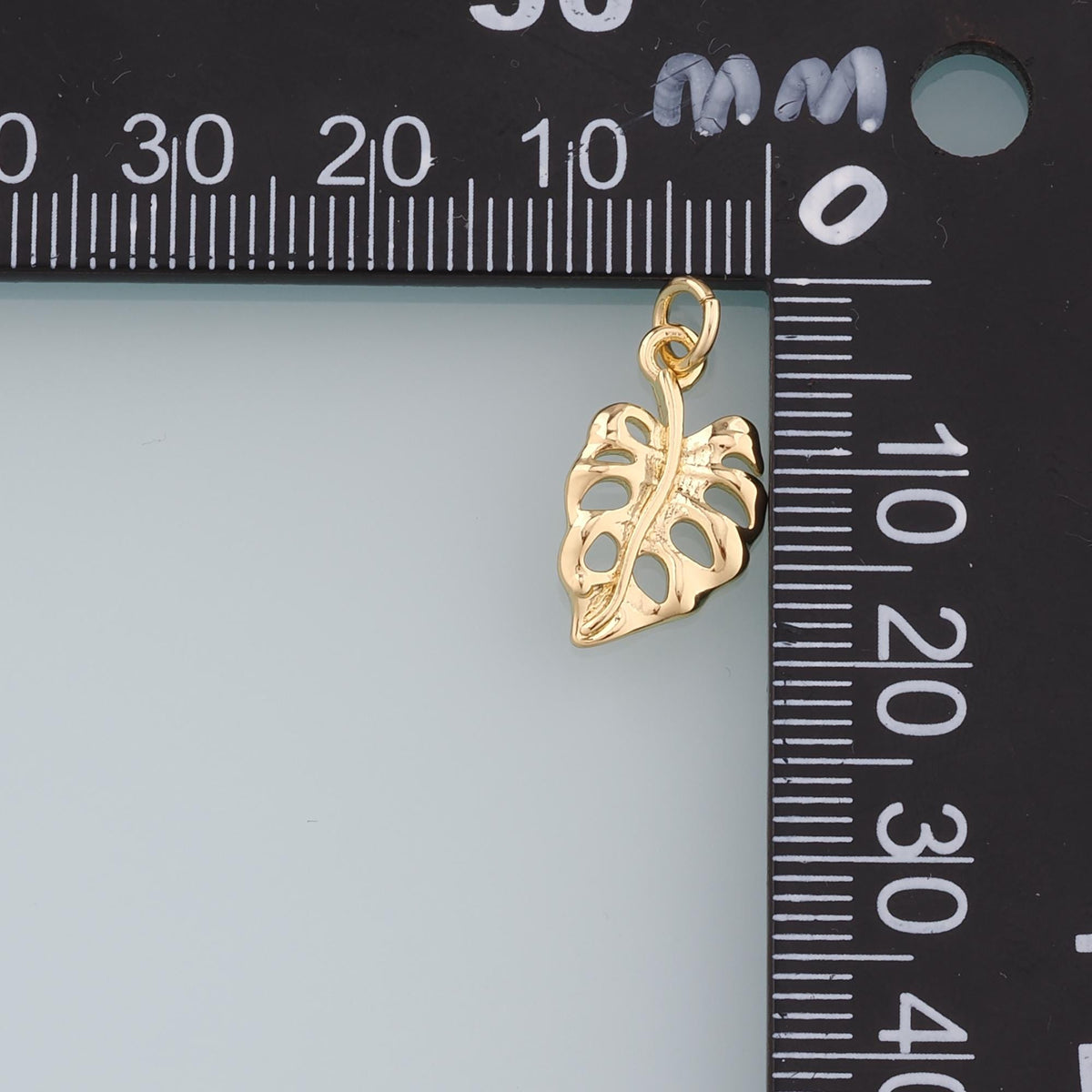 Gold Leaf Charms,18K Gold Filled Leaf Pendant,Silver Leaf Charm Bracelet Necklace for DIY Jewelry Making Supply