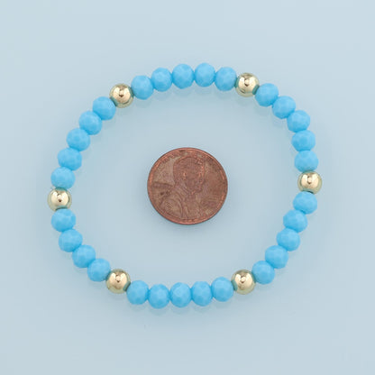 18K Gold Filled Crystal Jewelry Chain for Jewelry Making