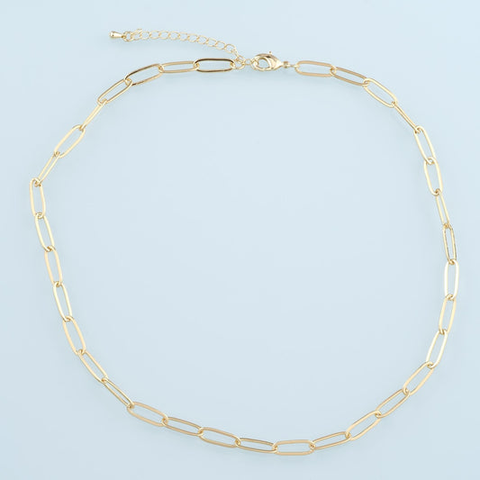 Gold Oval Chain,18K Gold Filled Oval for Necklace Bracelet DIY Jewelry Making Supply