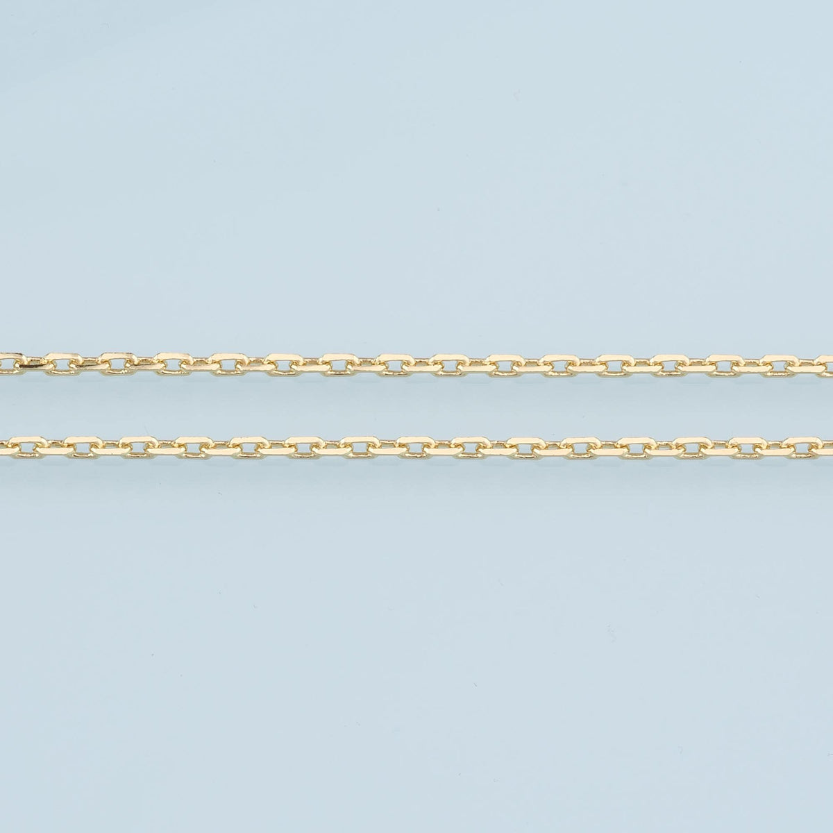 18K Gold Filled Paperclip Chain 3.28 ft, 16.40 ft for Jewelry Making