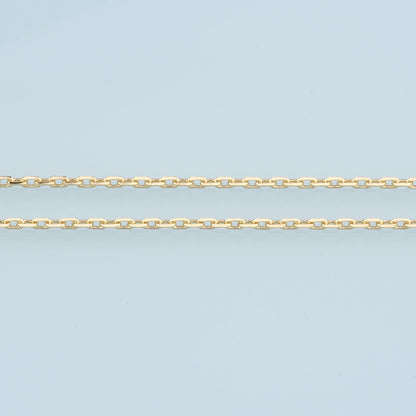18K Gold Filled Paperclip Chain 3.28 ft, 16.40 ft for Jewelry Making