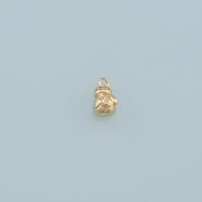 18K Gold Filled Love Charm Pendant for Jewelry Making