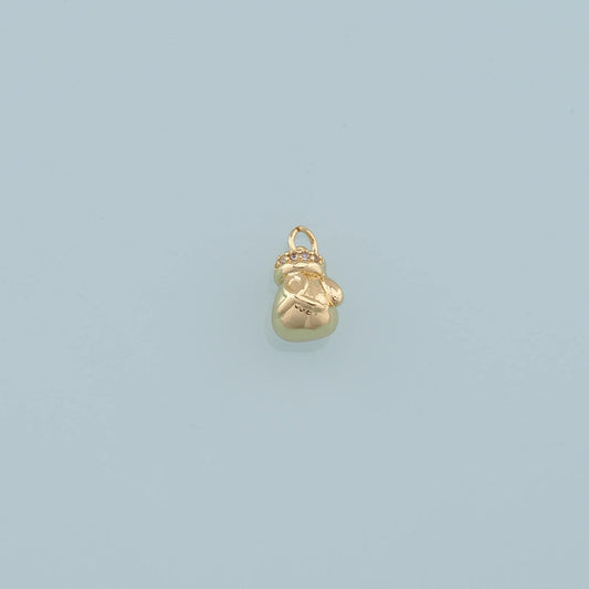 Gold Gloves Charms,18K Gold Filled Gloves Pendant,Gloves Charm Bracelet Necklace for DIY Jewelry Making Supply