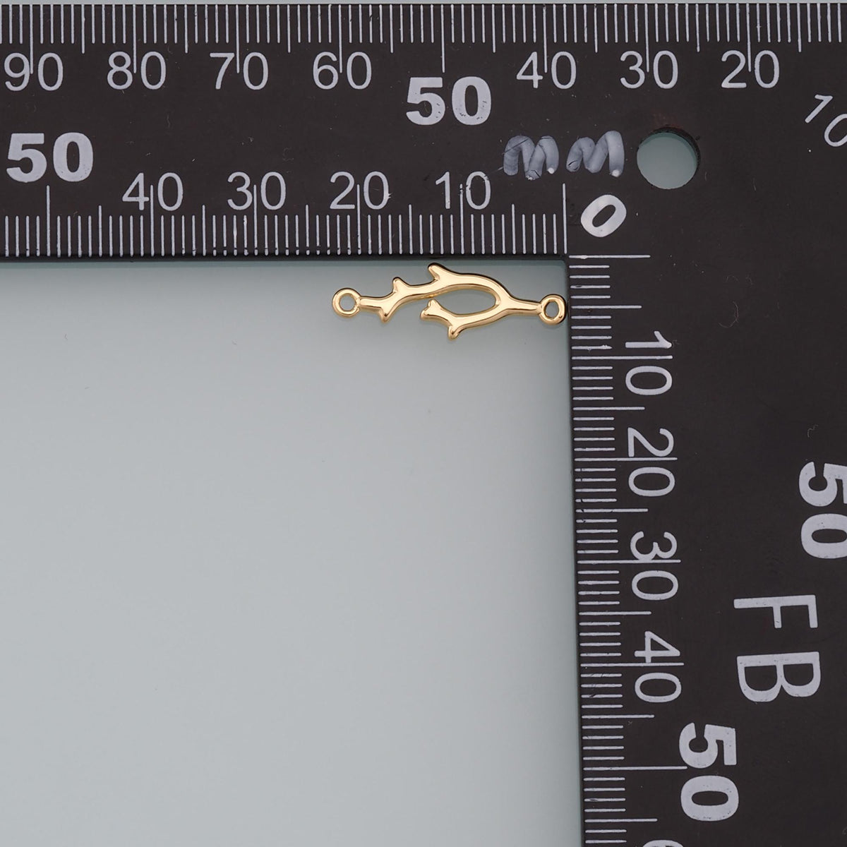Gold Branches Charms,18K Gold Filled Branches Pendant,Branches Charm Bracelet Necklace for DIY Jewelry Making Supply