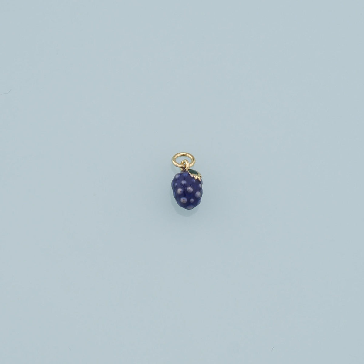 Gold Grape Charms,18K Gold Filled Grape Pendant,Fruit Charm Bracelet Necklace for DIY Jewelry Making Supply