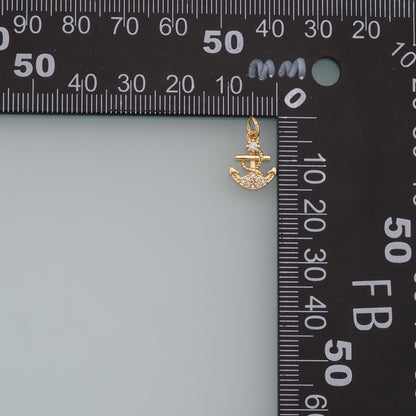 18K Gold Filled Charm Pendant for Jewelry Making