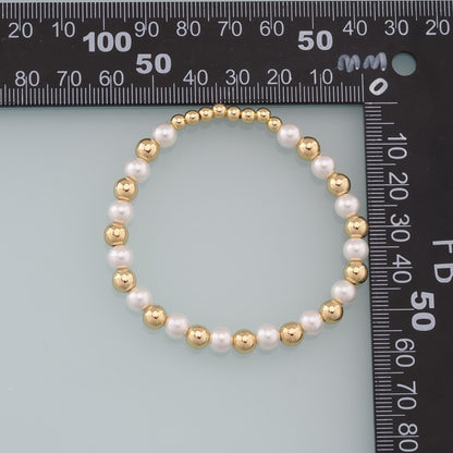 18K Gold Filled Pearl Jewelry Beads 2 cm for Jewelry Making