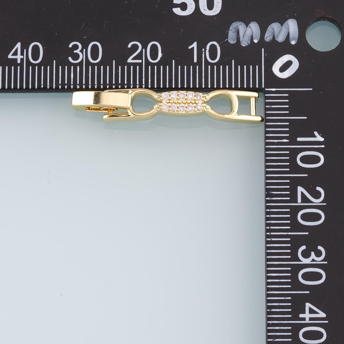 Gold Rectangle Charms,18K Gold Filled CZ rectangle Pendant,Strip crystal Charm Bracelet Necklace for DIY Jewelry Making Suppl
