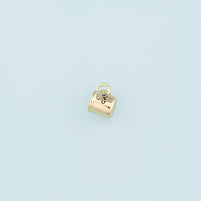 18K Gold Filled Hand Charm Pendant for Jewelry Making