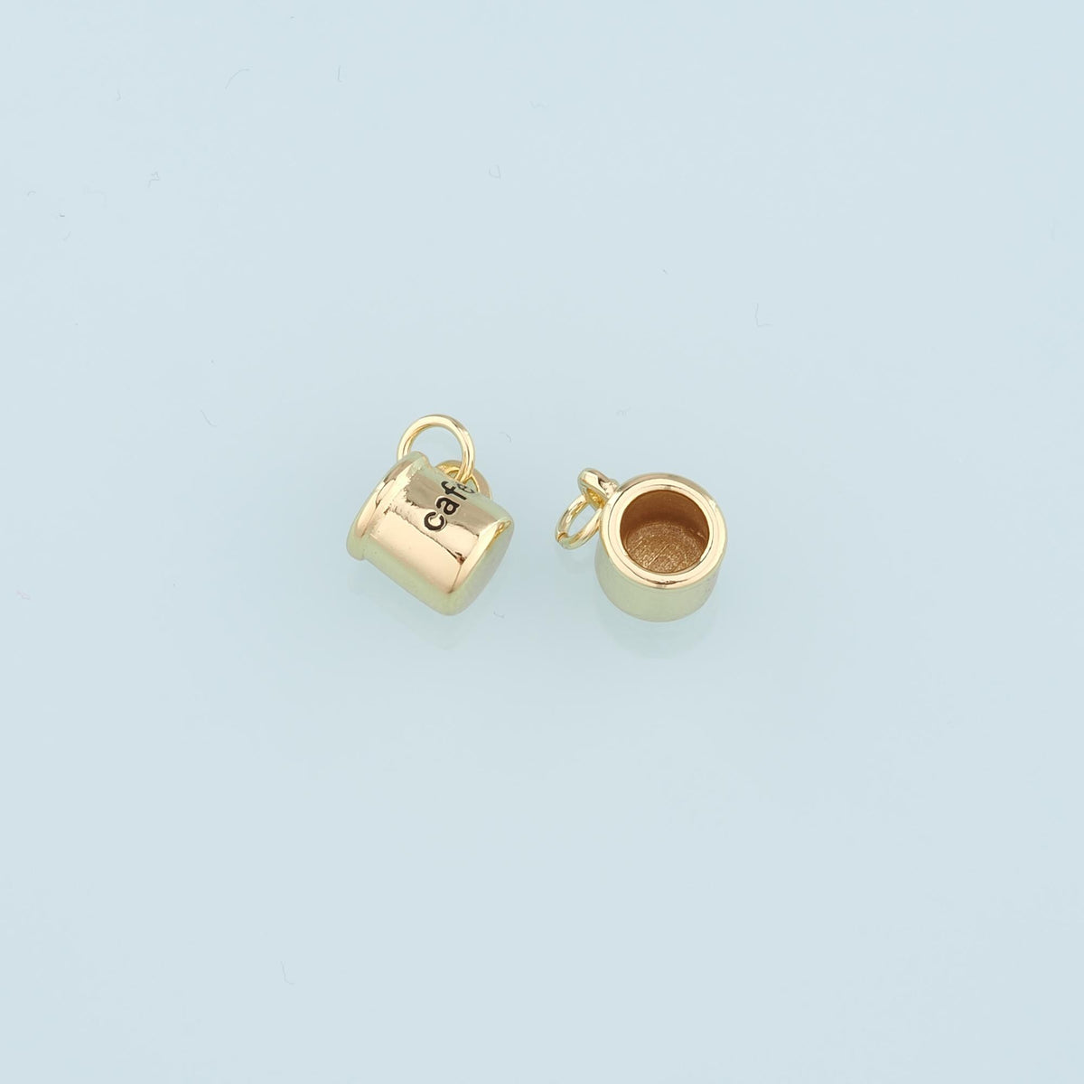 18K Gold Filled Hand Charm Pendant for Jewelry Making