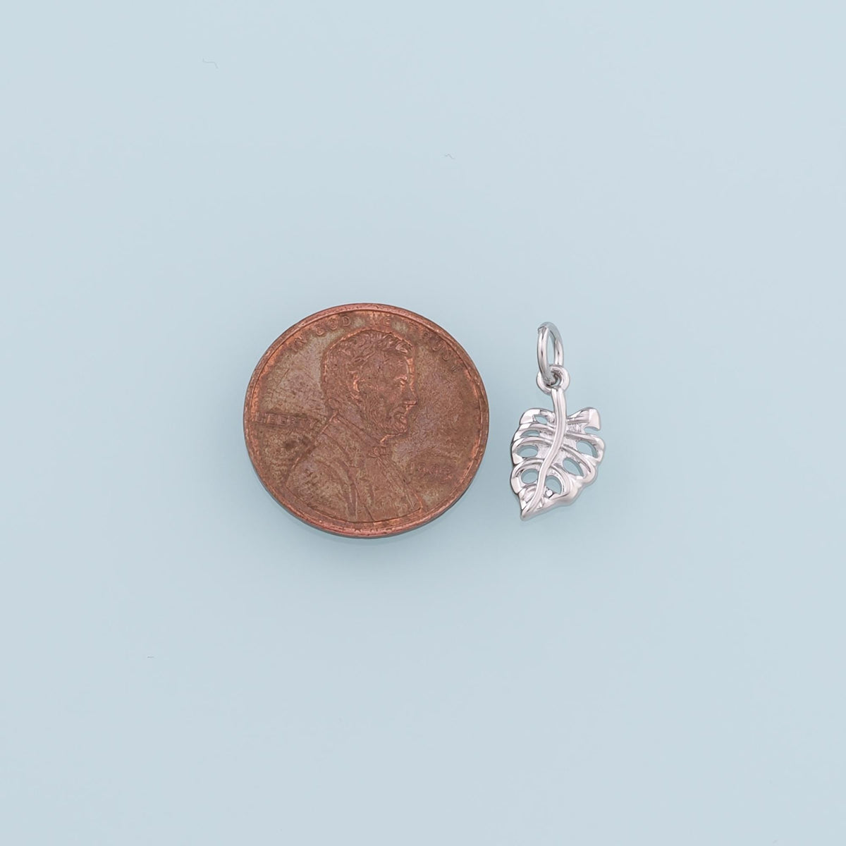 Gold Leaf Charms,18K Gold Filled Leaf Pendant,Silver Leaf Charm Bracelet Necklace for DIY Jewelry Making Supply