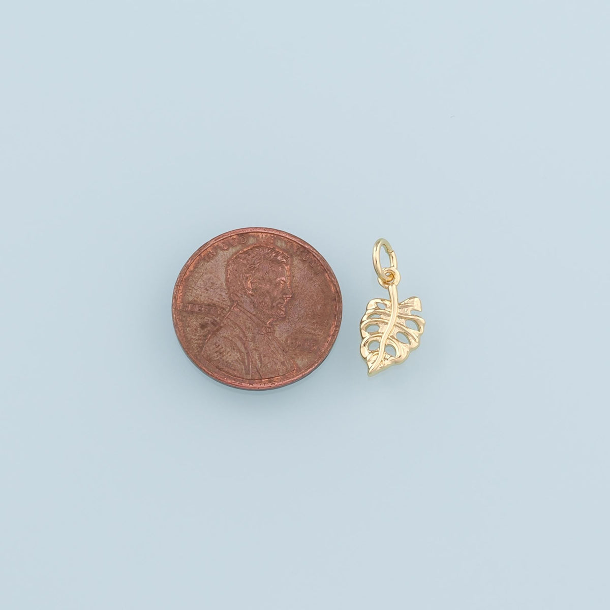 Gold Leaf Charms,18K Gold Filled Leaf Pendant,Silver Leaf Charm Bracelet Necklace for DIY Jewelry Making Supply