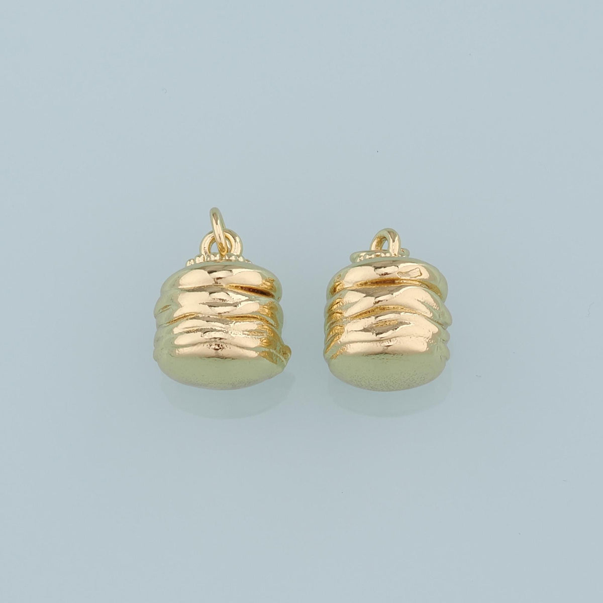 18K Gold Filled Hand Charm Pendant for Jewelry Making