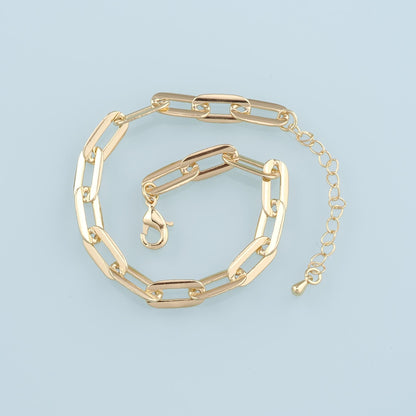 18K Gold Filled Oval Jewelry Chain 2 in for Jewelry Making