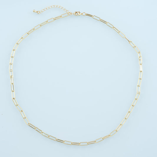 Gold Oval Chain,18K Gold Filled Oval for Necklace Bracelet DIY Jewelry Making Supply