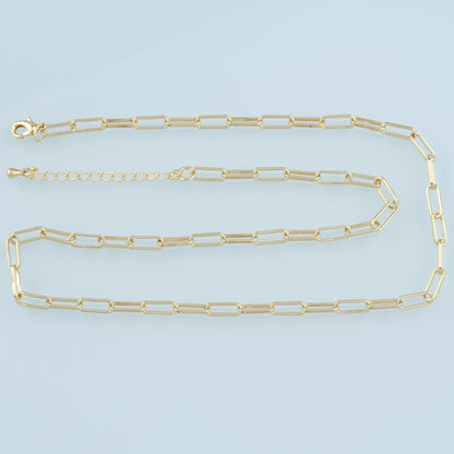 Gold Oval Chain,18K Gold Filled Oval for Necklace Bracelet DIY Jewelry Making Supply