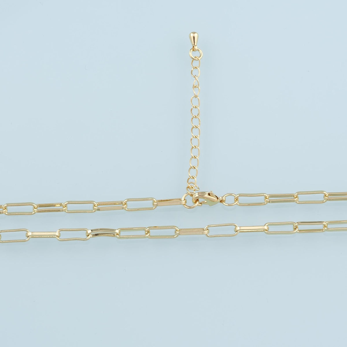 Gold Oval Chain,18K Gold Filled Oval for Necklace Bracelet DIY Jewelry Making Supply