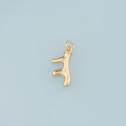 18K Gold Filled Hand Charm Pendant for Jewelry Making