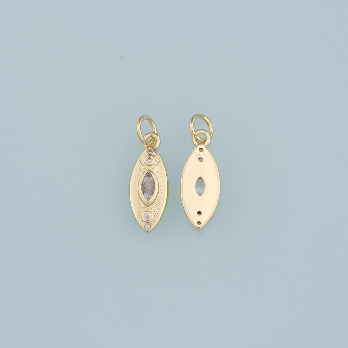 18K Gold Filled Hand Charm Pendant for Jewelry Making