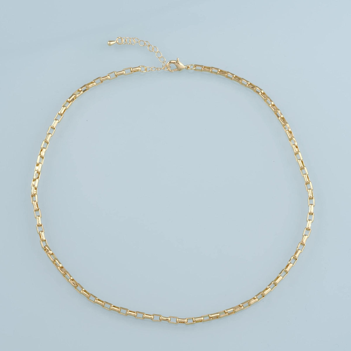 Gold Oval Chain,18K Gold Filled Oval for Necklace Bracelet DIY Jewelry Making Supply