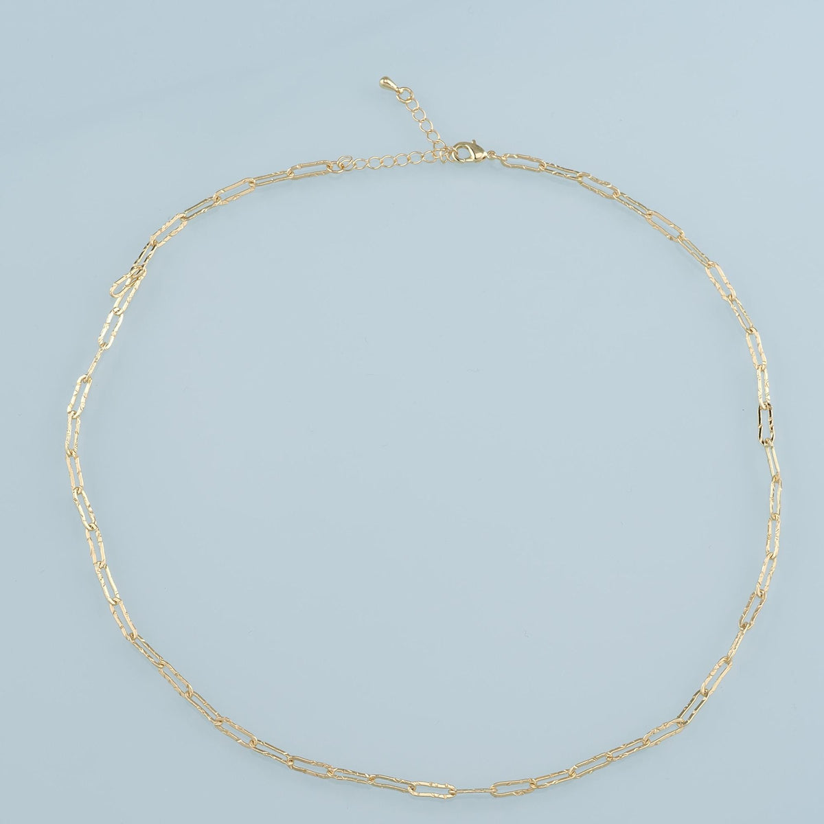Gold Oval Chain,18K Gold Filled Oval for Necklace Bracelet DIY Jewelry Making Supply