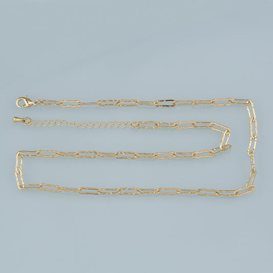 Gold Oval Chain,18K Gold Filled Oval for Necklace Bracelet DIY Jewelry Making Supply