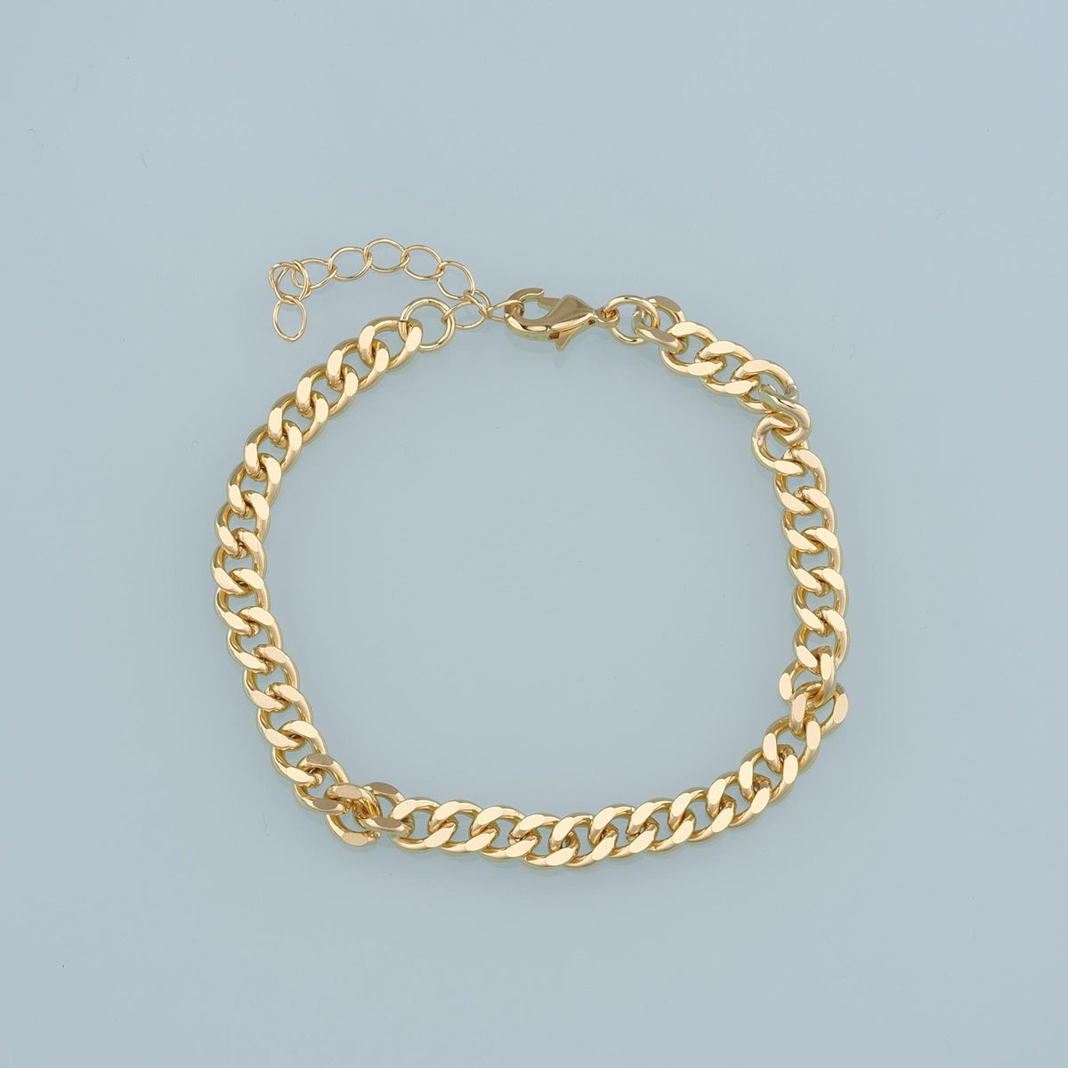 18K Gold Filled Oval Jewelry Chain 9 in for Jewelry Making