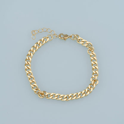 18K Gold Filled Oval Jewelry Chain 9 in for Jewelry Making