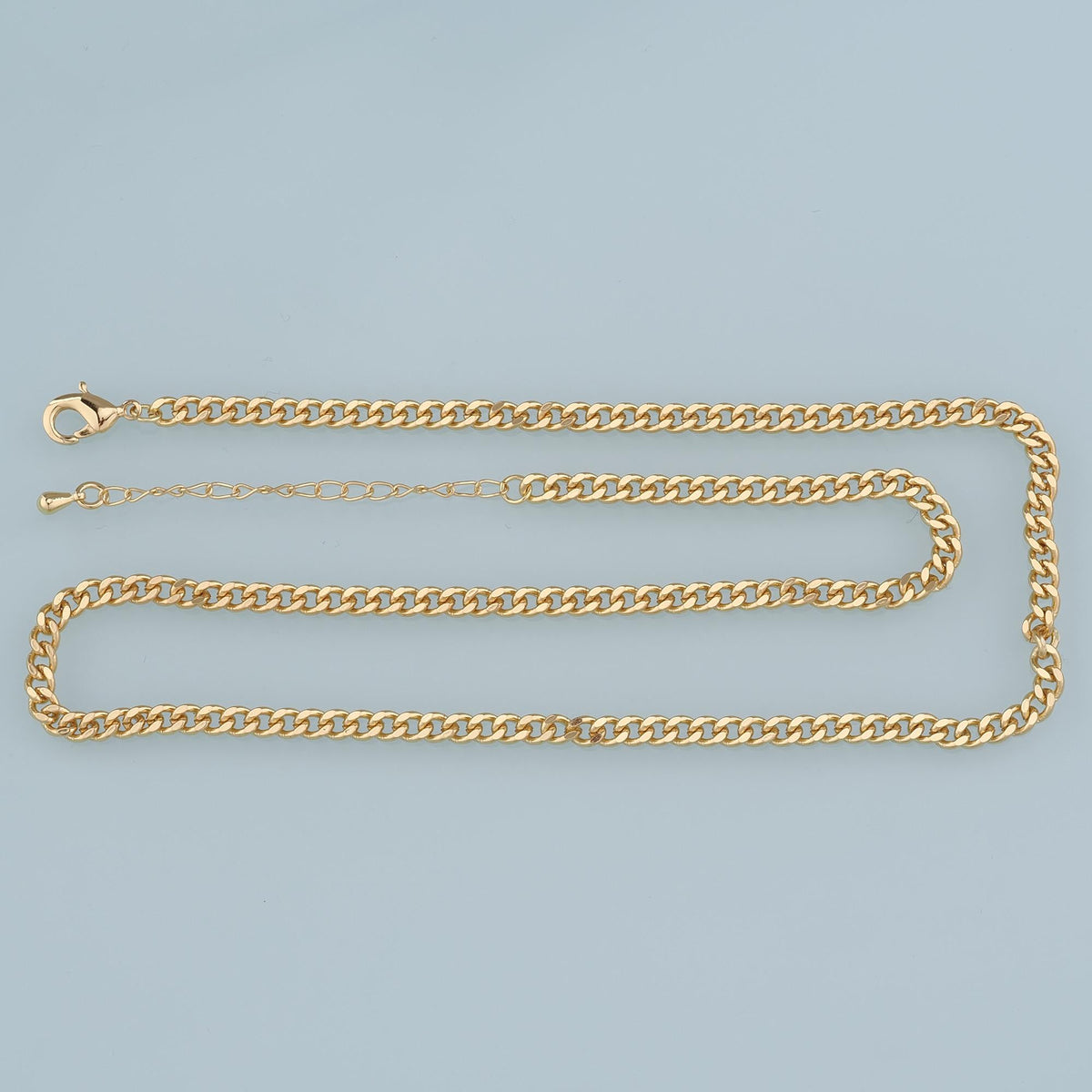 Gold Oval Chain,18K Gold Filled Twisted Oval for Necklace Bracelet DIY Jewelry Making Supply