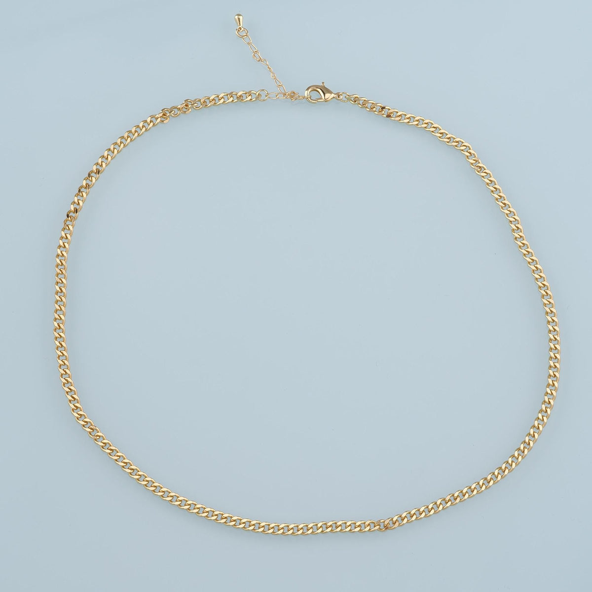 Gold Oval Chain,18K Gold Filled Twisted Oval for Necklace Bracelet DIY Jewelry Making Supply