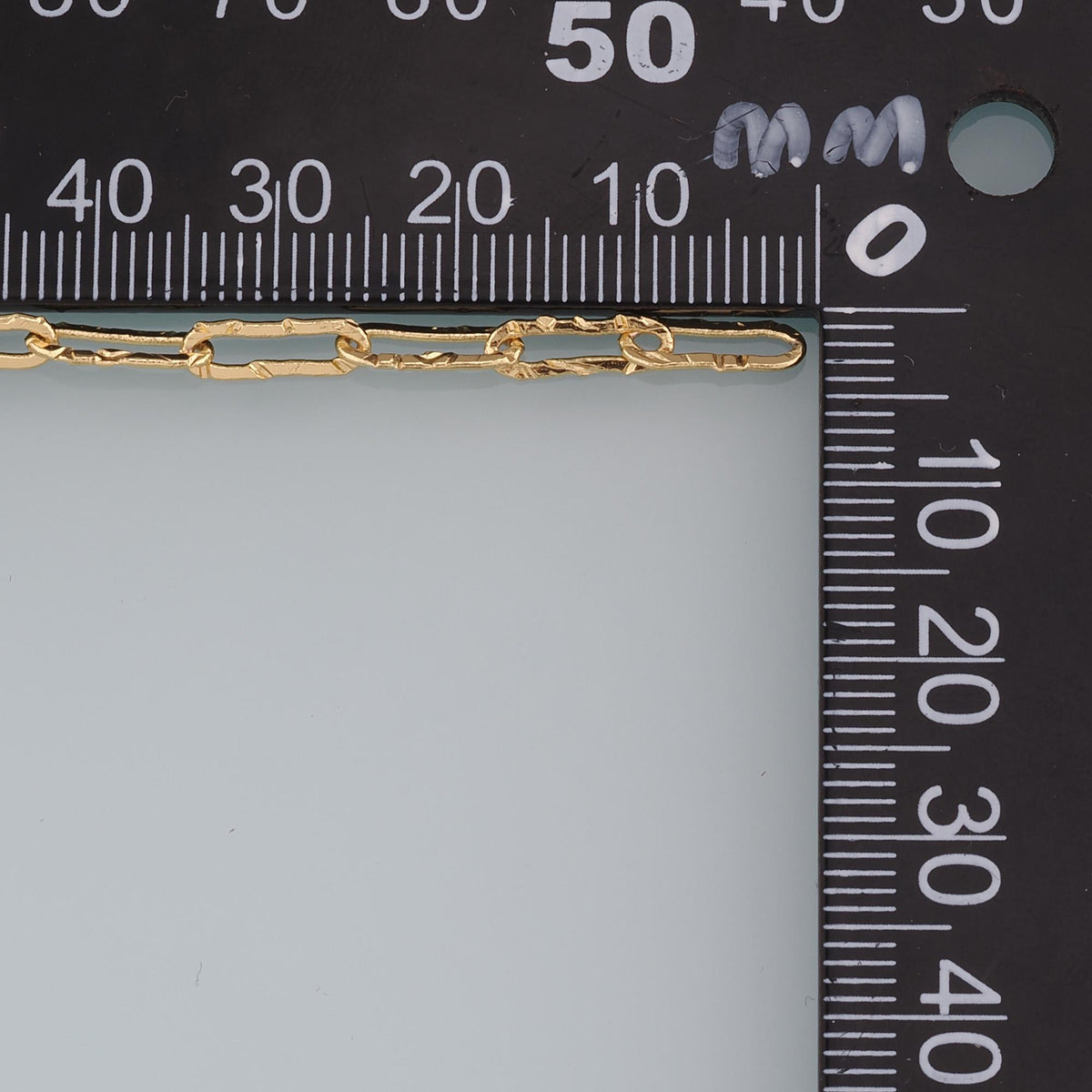 18K Gold Filled Oval Paperclip Chain 3.28 ft, 16.40 ft for Jewelry Making
