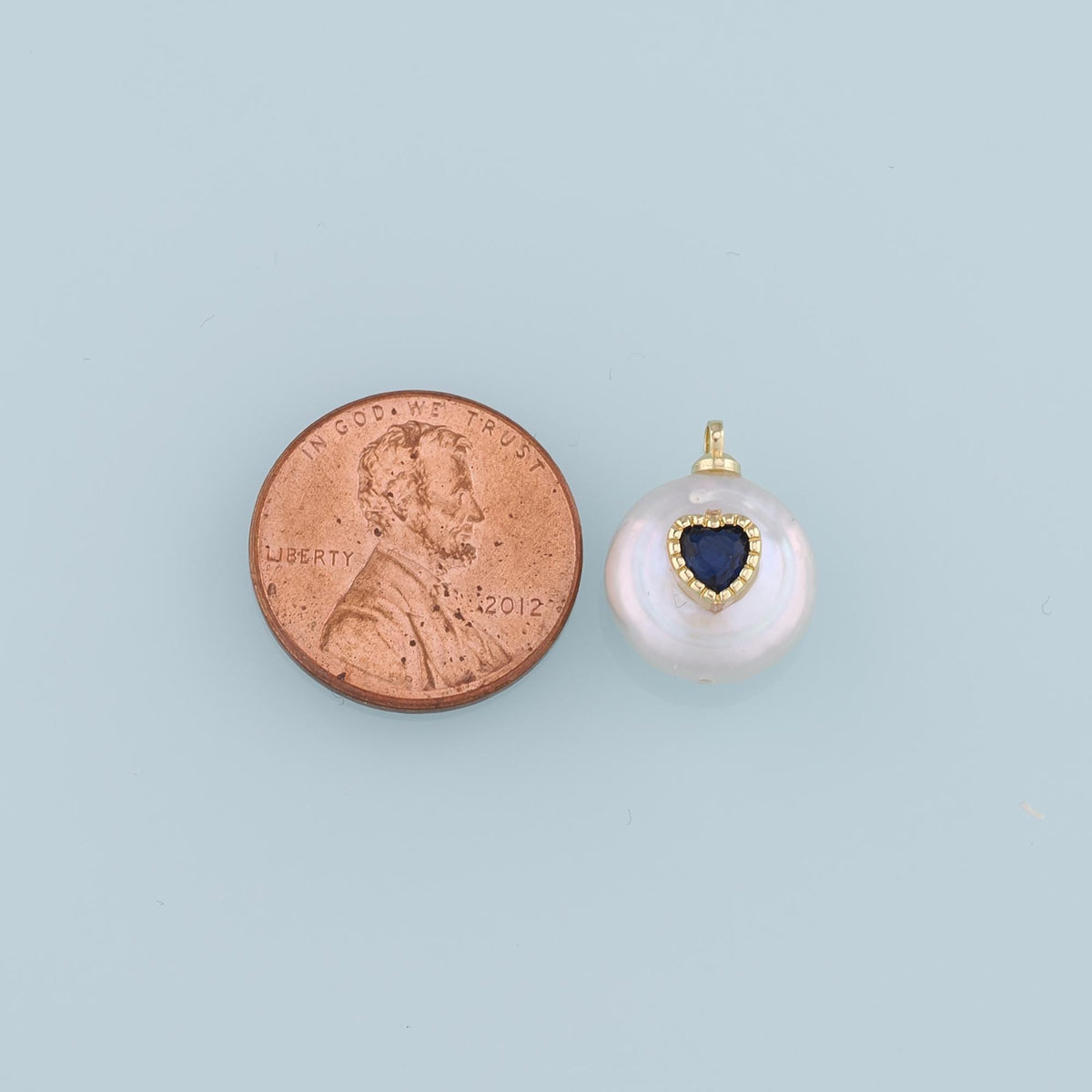 Gold Heart Charms,18K Gold Filled Pearl Heart Pendant,Heart Charm Bracelet Necklace for DIY Jewelry Making Supply