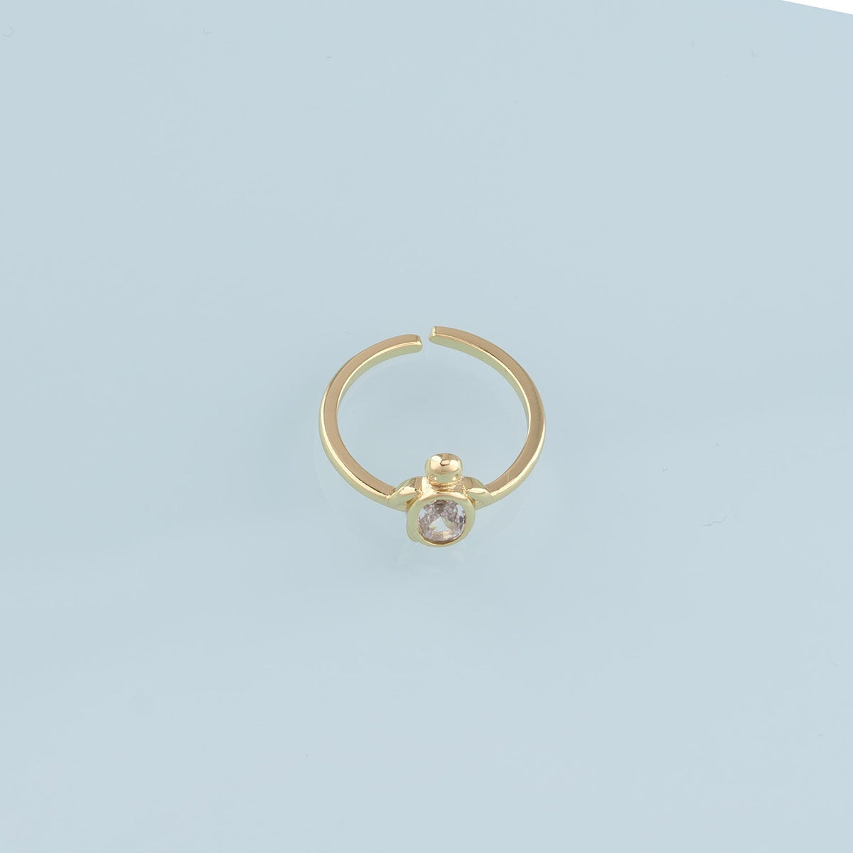 Gold Turtle Ring,18K Gold Filled CZ Micro Pave Turtle Ring,Classic Little Turtle jewelry