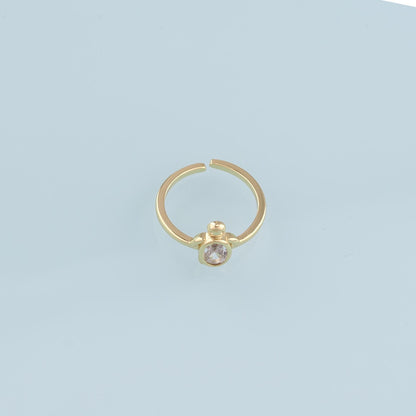Gold Turtle Ring,18K Gold Filled CZ Micro Pave Turtle Ring,Classic Little Turtle jewelry