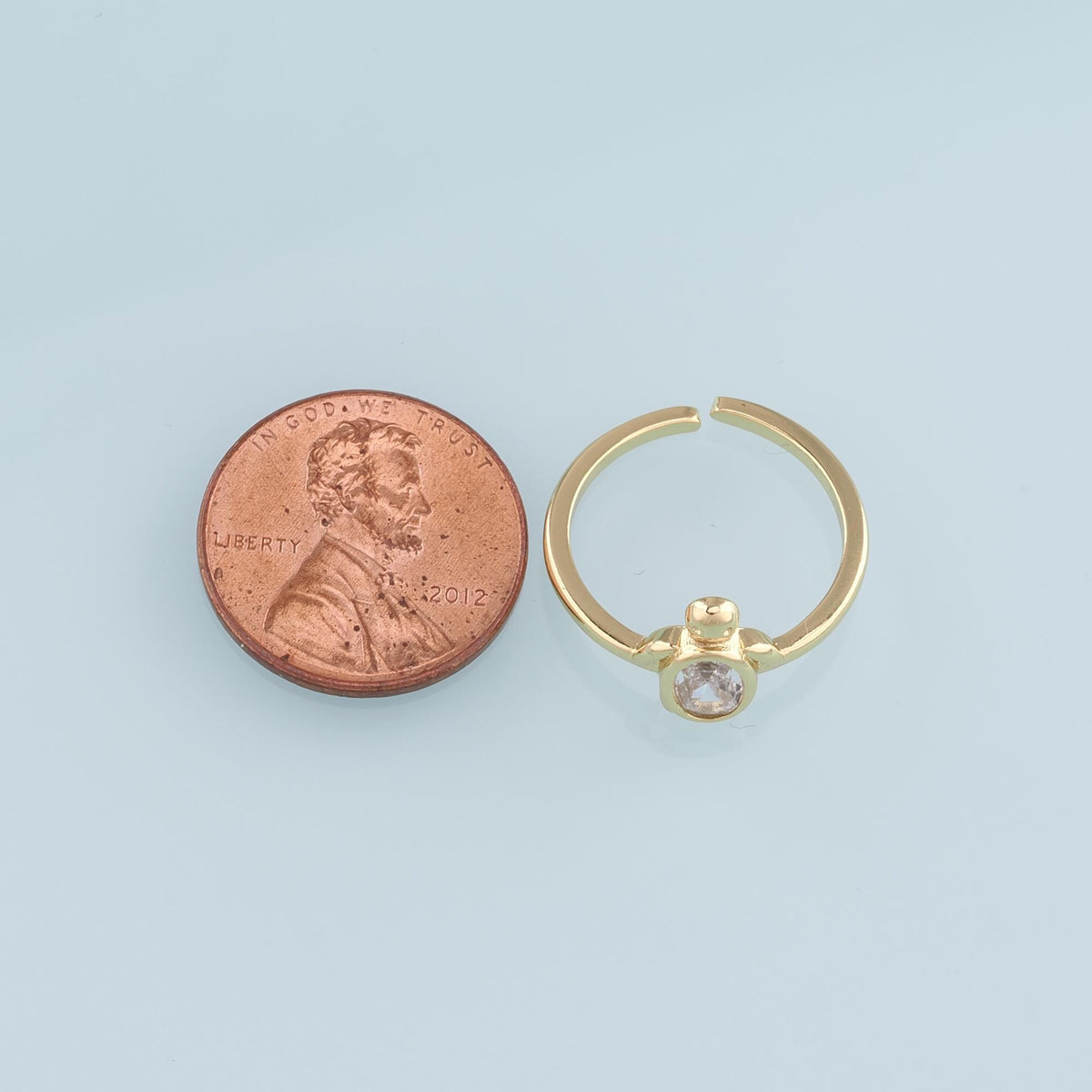 Gold Turtle Ring,18K Gold Filled CZ Micro Pave Turtle Ring,Classic Little Turtle jewelry
