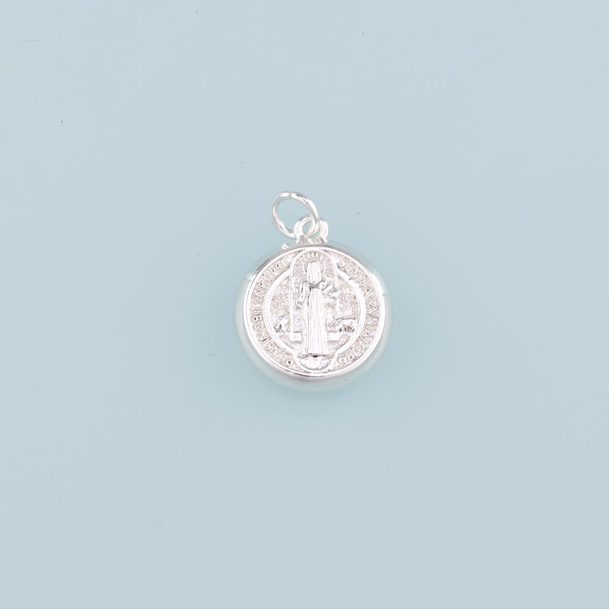 18K Gold Filled Benedict Pendant,Silver Benedict Charm Bracelet Necklace for DIY Jewelry Making Supply
