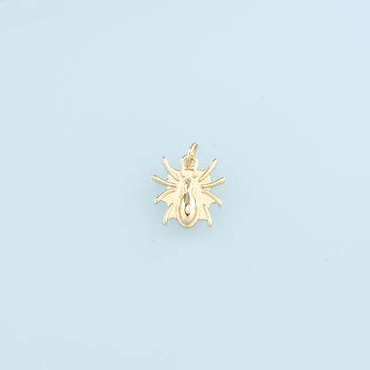 18K Gold Filled Hand Charm Pendant for Jewelry Making