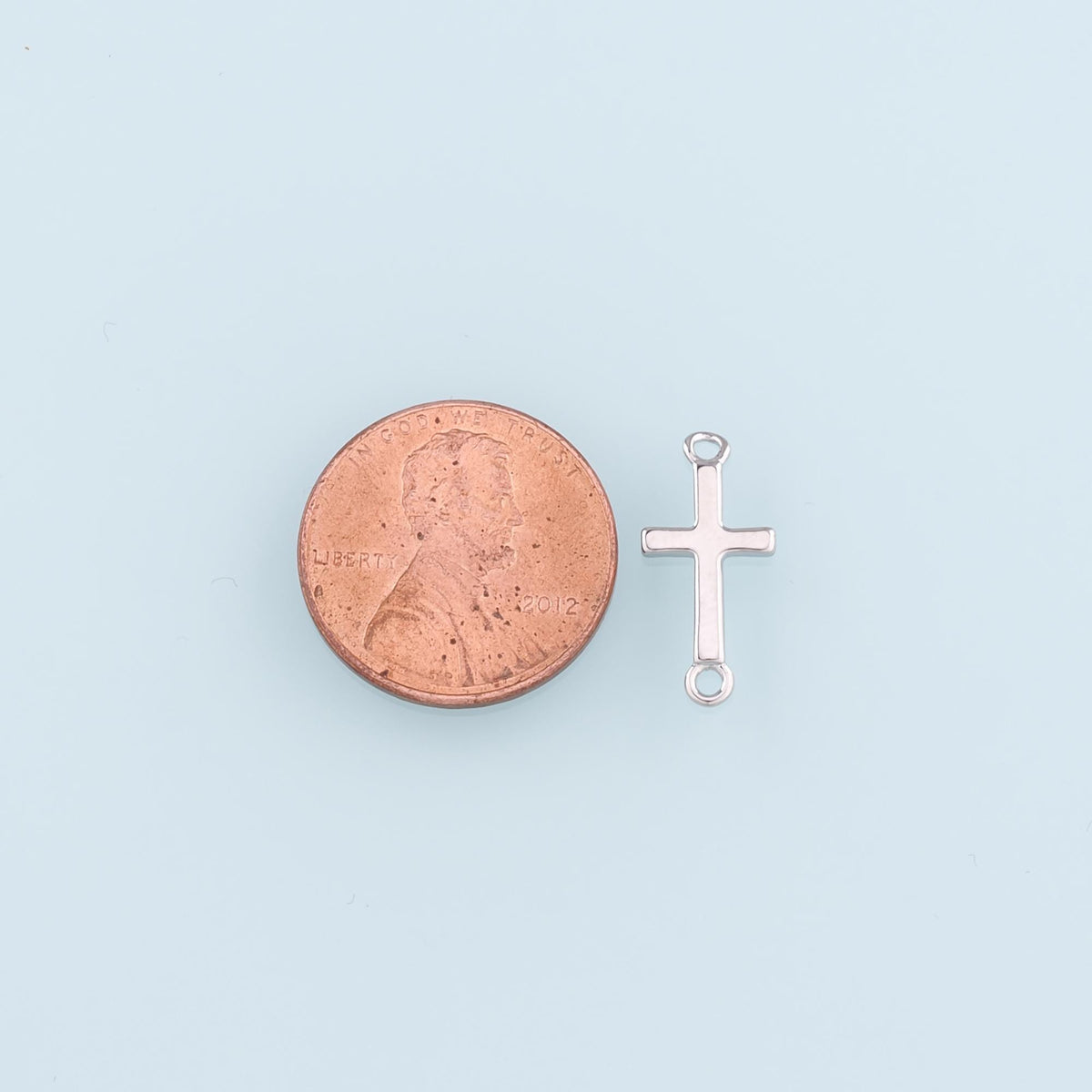 18K Gold Filled Cross Connector for Jewelry Making