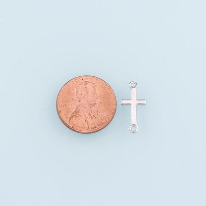 18K Gold Filled Cross Connector for Jewelry Making