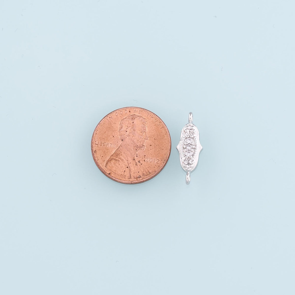 Gold Connector Charm,18K Gold Filled Hamsa Hand Pendant,CZ Micro Pave Hamsa Charm Necklace for DIY Jewelry Making Supply