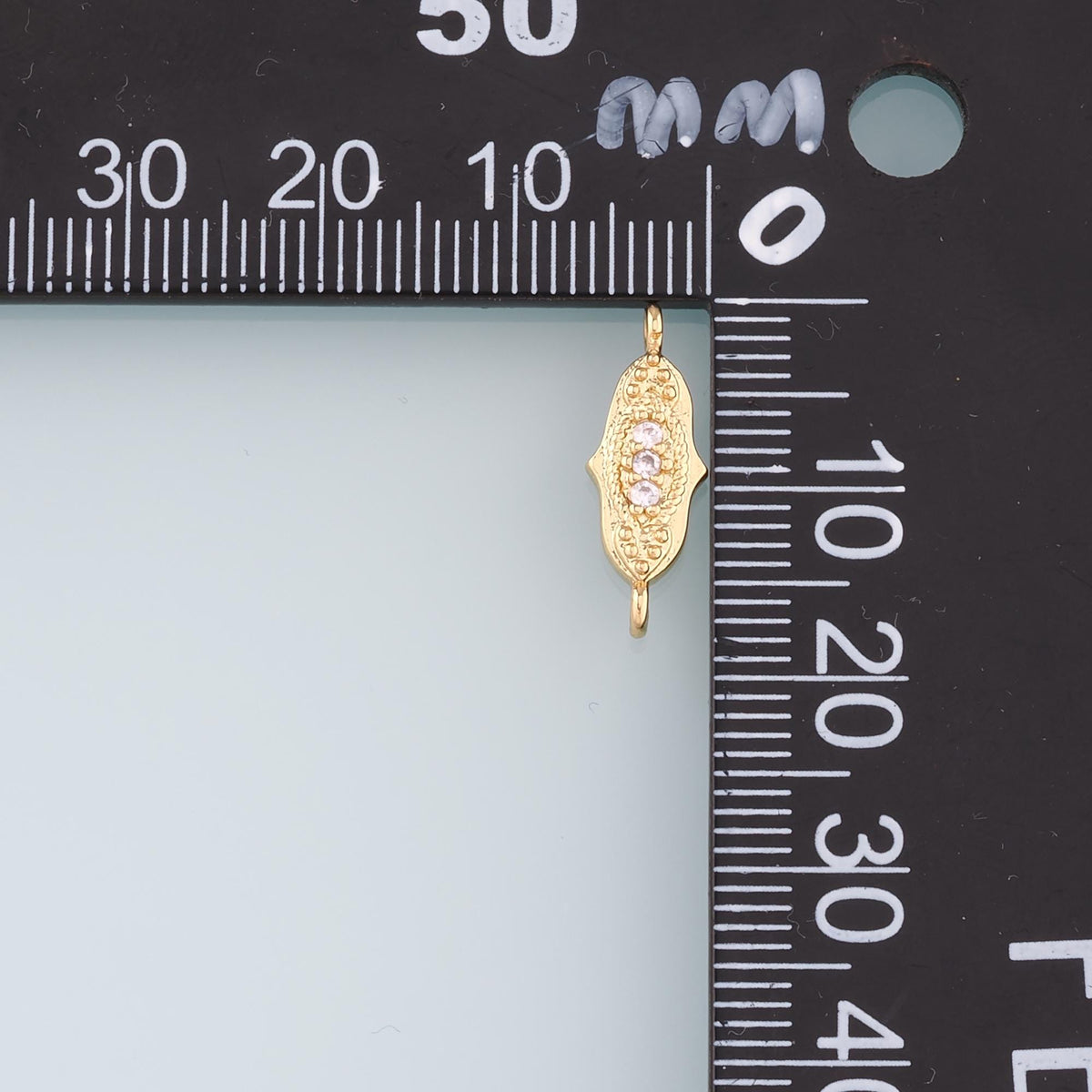 Gold Connector Charm,18K Gold Filled Hamsa Hand Pendant,CZ Micro Pave Hamsa Charm Necklace for DIY Jewelry Making Supply
