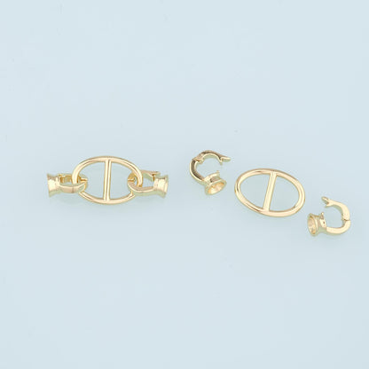 18K Gold Filled Heart Charm Pendant for Jewelry Making