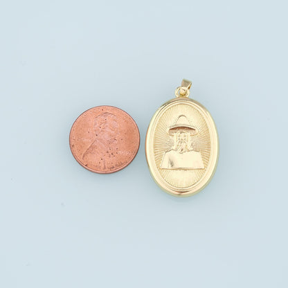 18K Gold Filled Hand Charm Pendant for Jewelry Making