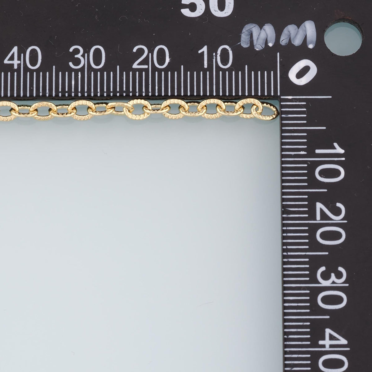 Gold Oval Chain,18K Gold Filled Oval Chain for Necklace Bracelet DIY Jewelry Making Supply